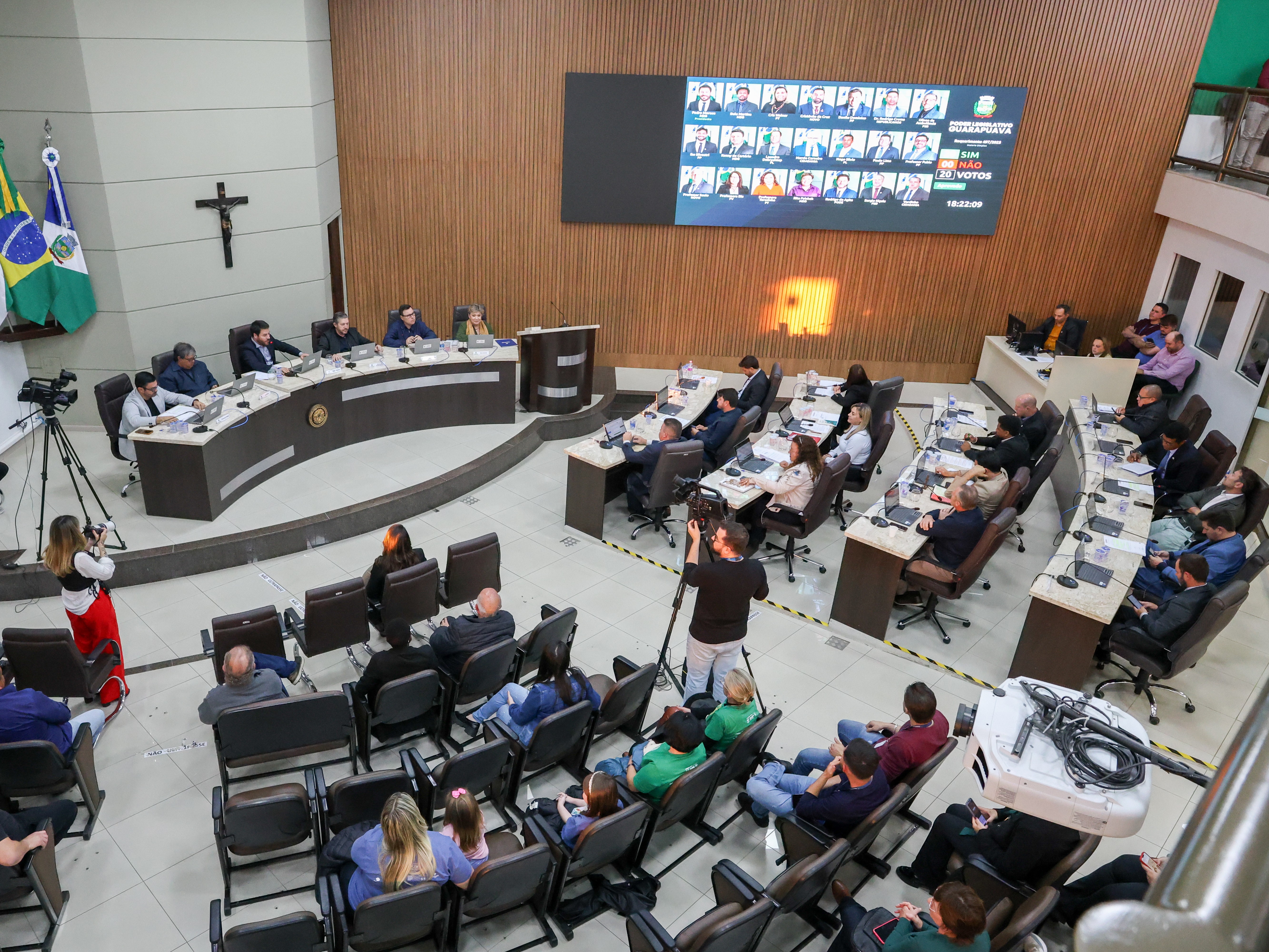 Câmara de Guarapuava terá segundas votações de projetos que somam R$ 2 milhões para obras e assistência social, nesta terça-feira (28/10)