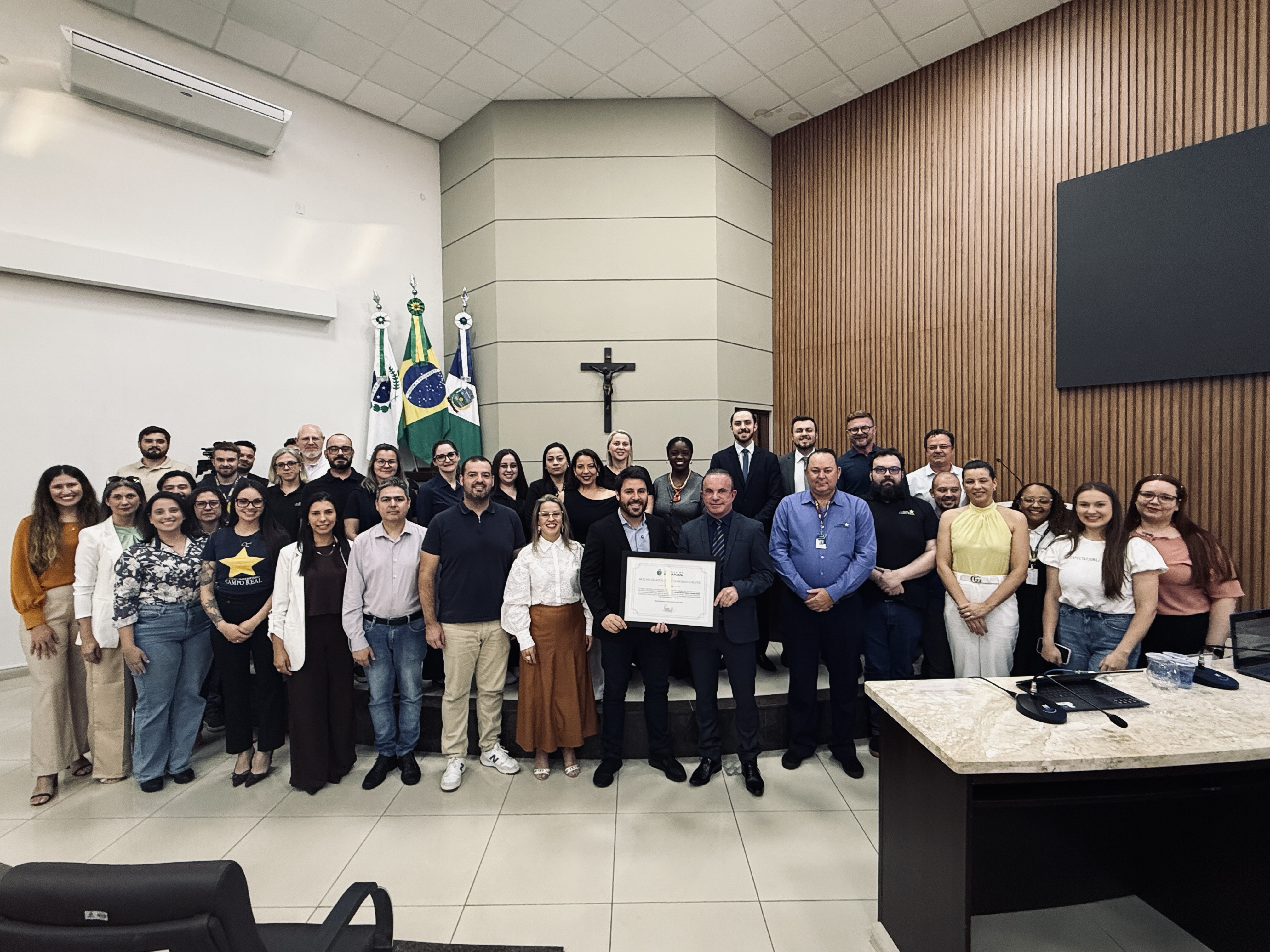 Campo Real recebe Moção de Aplausos e Congratulações pelos 25 anos de fundação