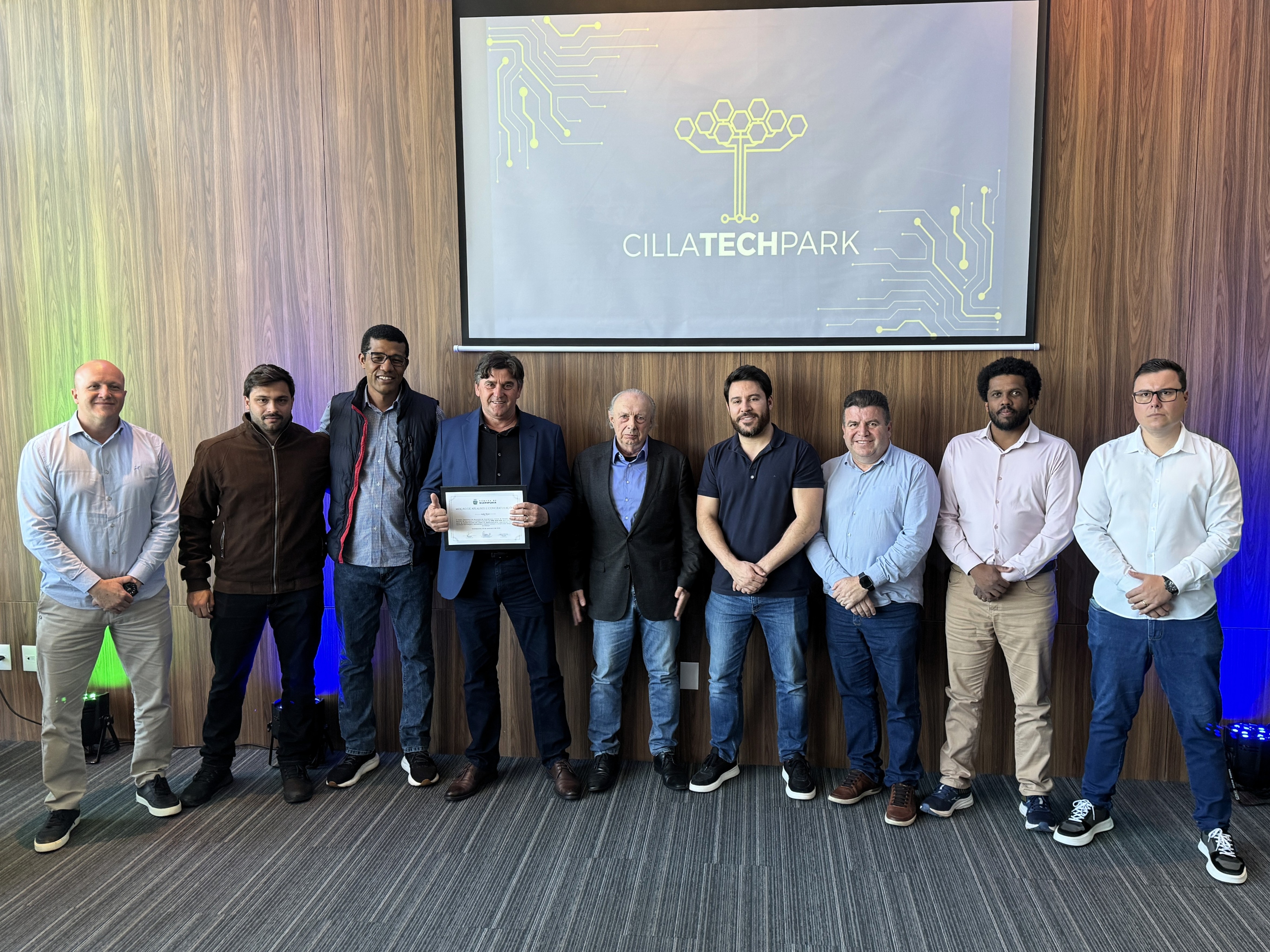 Cilla Tech Park recebe Moção de Aplausos por seus 5 anos de atuação