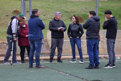 Comissão do Legislativo acompanha demanda do Distrito Guará  e anuncia melhorias para campo esportivo da comunidade
