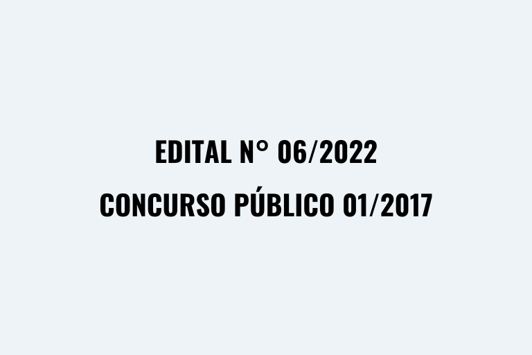 Edital n° 06/2022