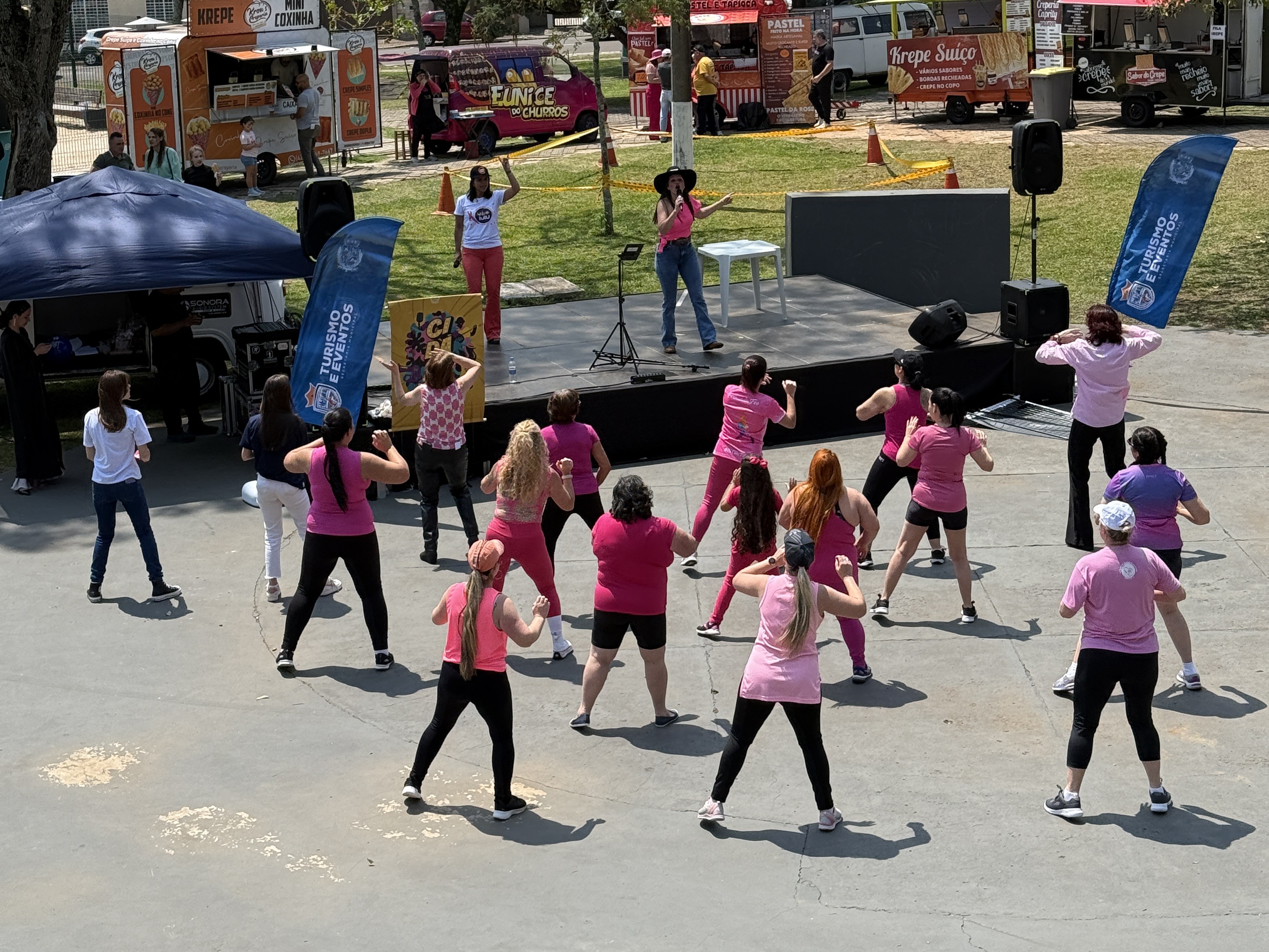 Guarapuava Rosa abre programação do Outubro Rosa com saúde, bem-estar e informação