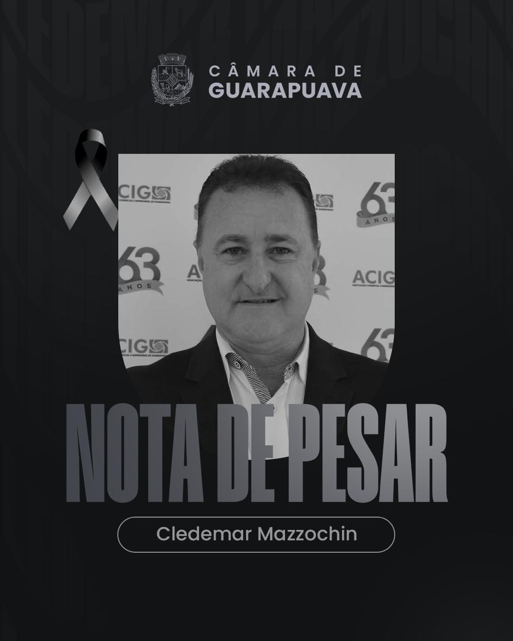 Nota de Pesar - Cledemar Mazzochin