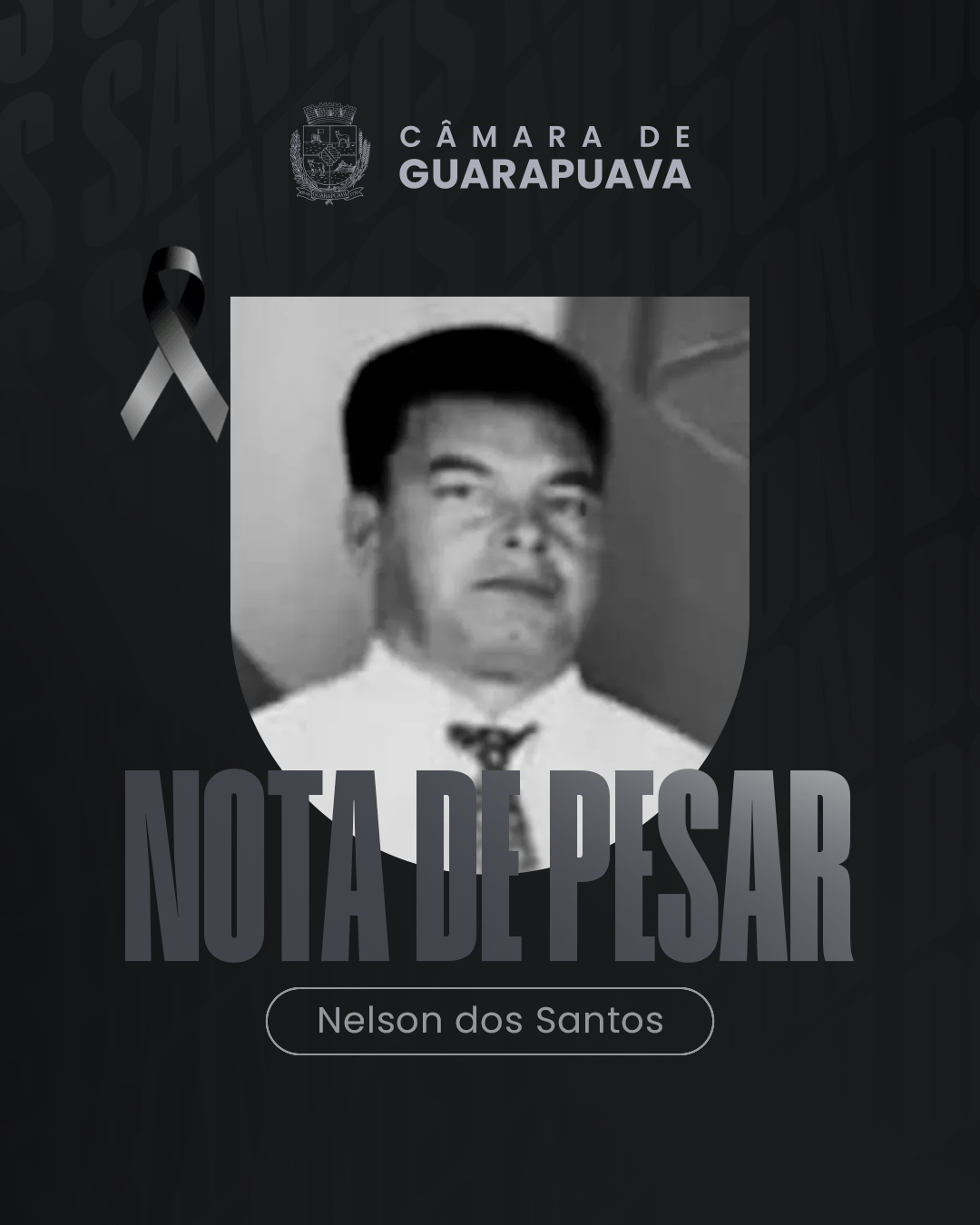 Nota de Pesar – Nelson dos Santos