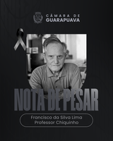 Nota de Pesar – Professor Chiquinho (Francisco da Silva Lima)