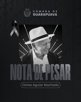Nota de Pesar – Sr. Ozires Aguiar Machado