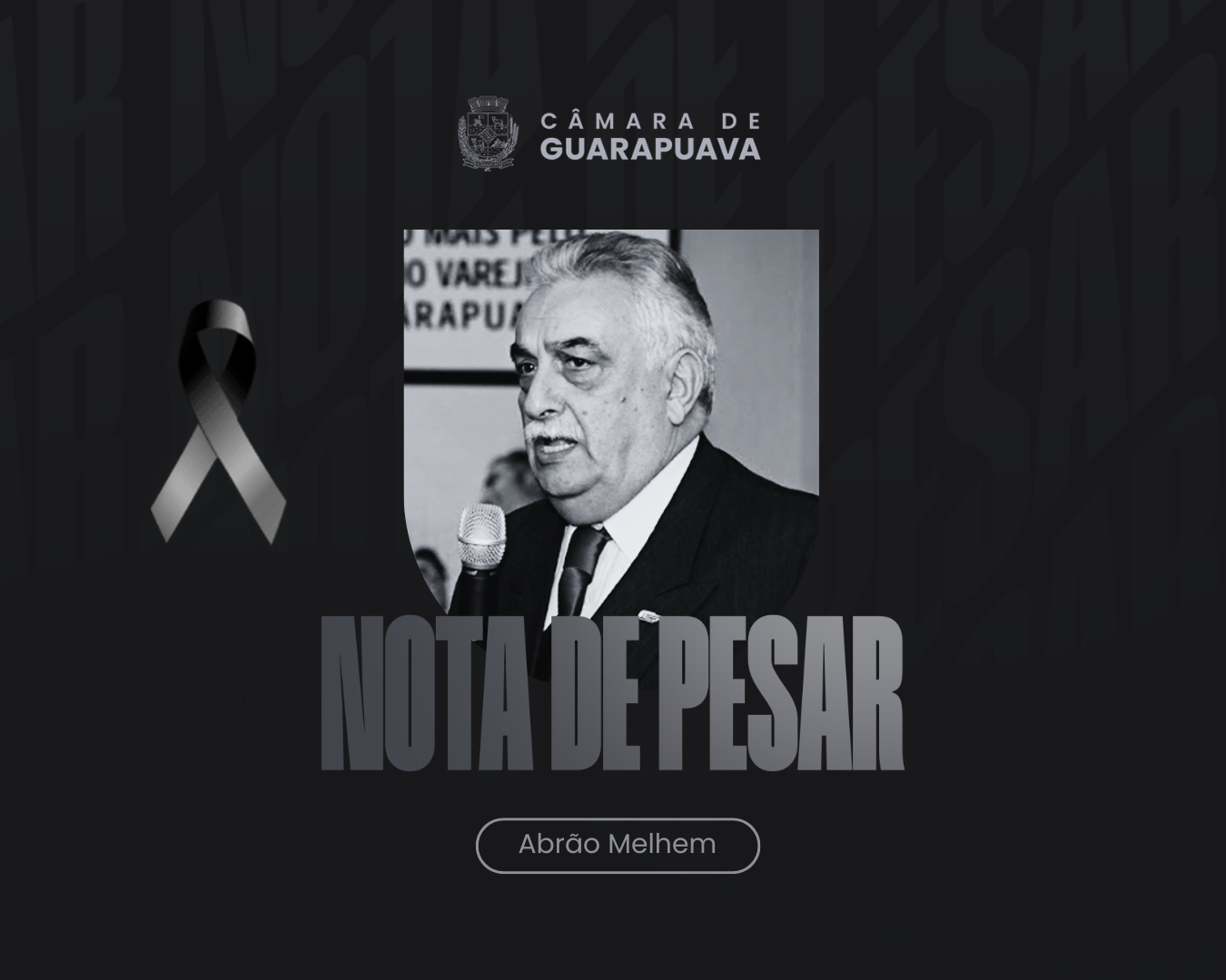 Nota de Pesar - Abrão Melhem