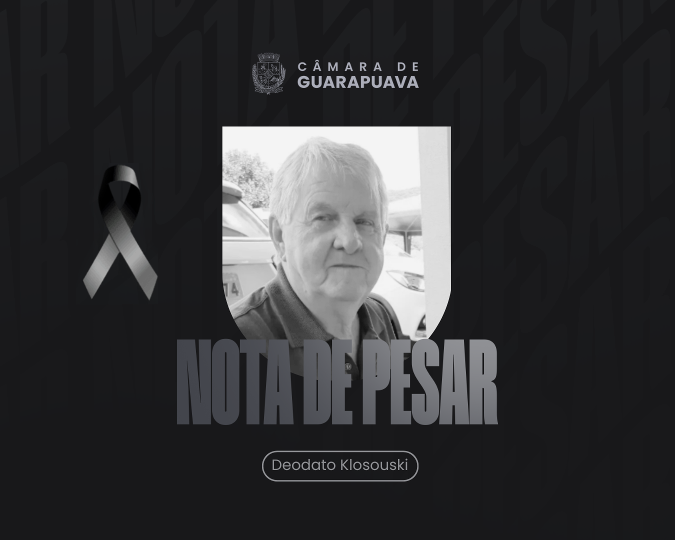 Nota de pesar - Deodato Klosouski