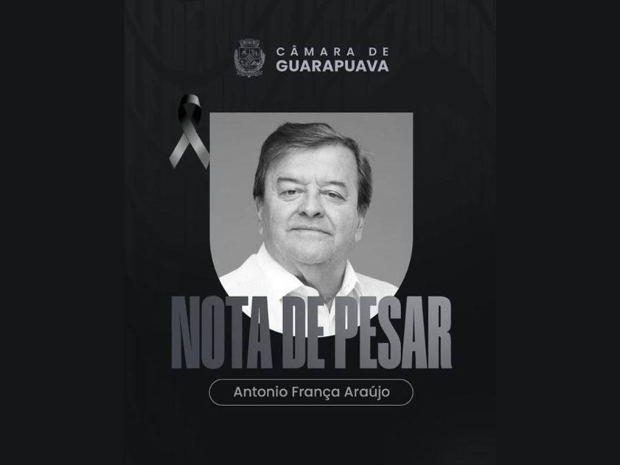 Nota de Pesar - Dr. Antônio França Araújo