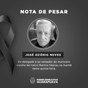 Nota de Pesar - José Ozório Neves