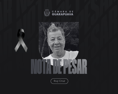 Nota de Pesar - Ruy Sergio Taques da Cruz