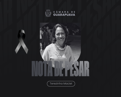 Nota de Pesar - Terezinha Maciel