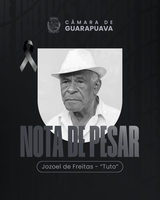 Nota de Pesar - Tuto (Jozoel de Freita)