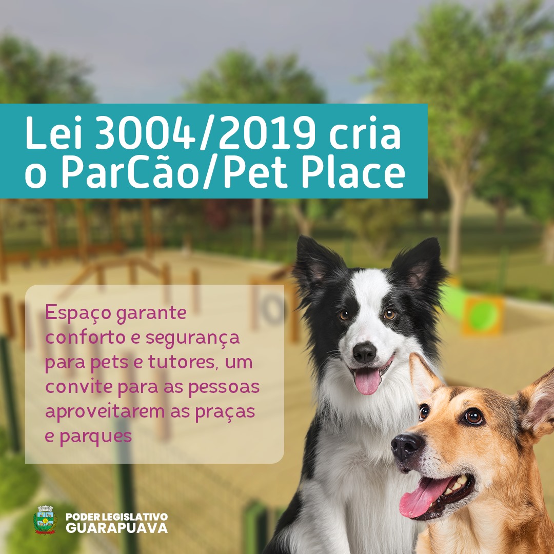 Pet Place surgiu no Poder Legislativo