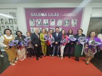 Por mais mulheres na Política, Galeria Lilás é inaugurada
