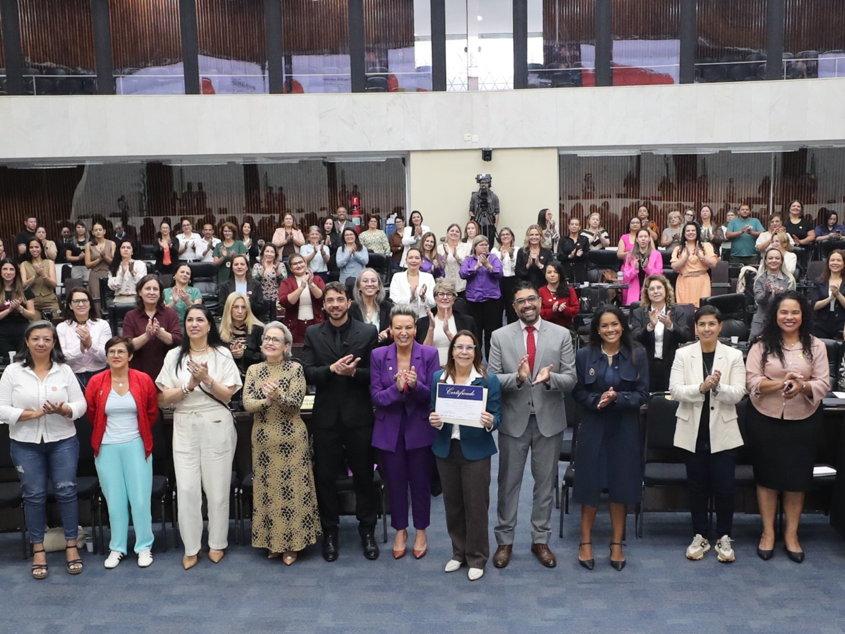 Procuradoria da Mulher da Câmara de Guarapuava participa de Seminário de Capacitação na Alep