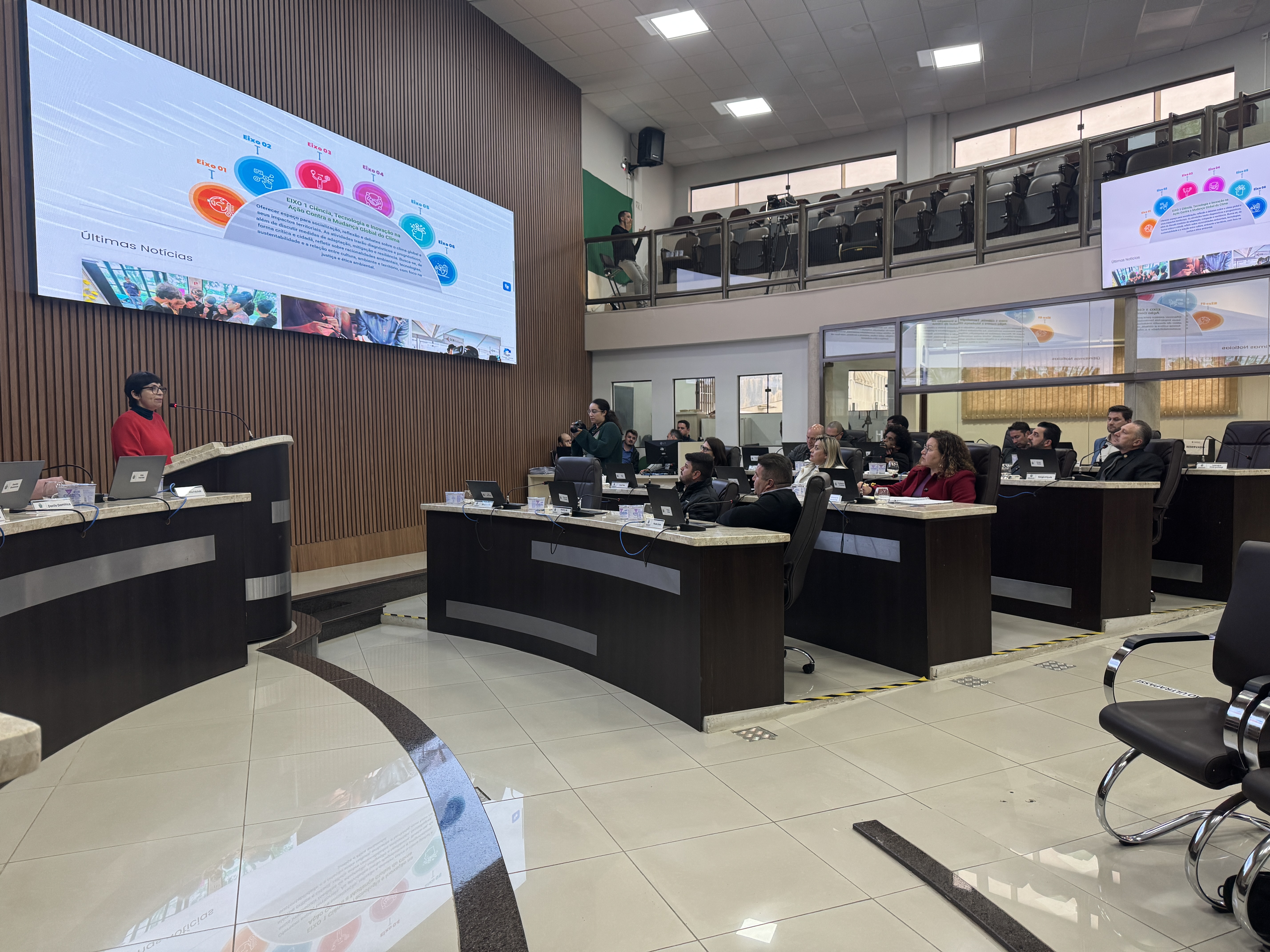 Professores da Unicentro detalham Paraná Faz Ciência 2025 em sessão da Câmara de Guarapuava