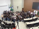 Projeto Nós Propomos! Unicentro leva jovens à Câmara de Guarapuava para vivência cidadã