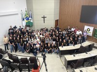 Projeto Nós Propomos! Unicentro leva jovens à Câmara de Guarapuava para vivência cidadã